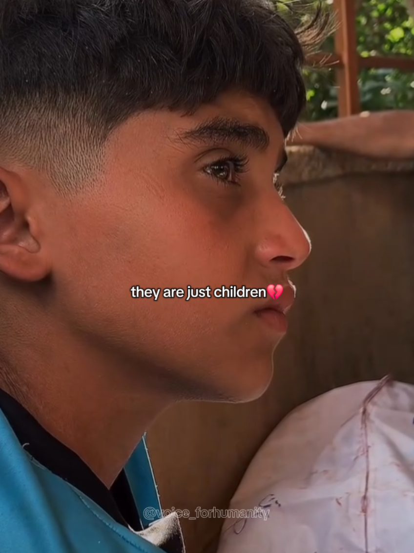 They are just innocent children💔 #humanity #children #gaza #world #fyp 