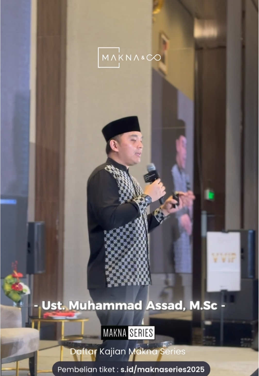 Assalamualaikum warga Bekasi,  Siapa yang mau hadir di kajian Ustadz Muhammad Assad 📆07 September 📍The Horison Ultima, Bekasi nanti??  komen mau di bawah dan jangan lupa ajak sahabat till jannah kamu yaaa!! #maknanco #maknaseries #ustadzahokisetianadewi #ustadzmuhammadassad #ustadzahzulaikhomuhammad #ustadzabimakki #kajianmakna #bekasi #kajianbekasi 