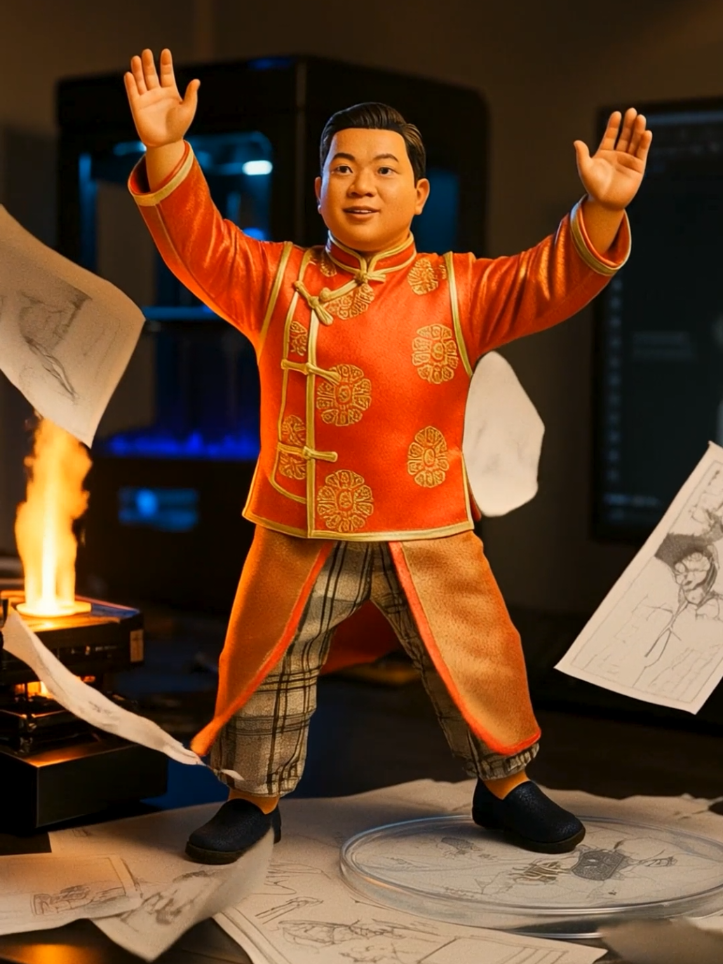 kita kan satu malaysia, bersatu baru padu #figurine #3dprinting #stopmotion #toy #merdeka 