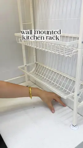wall mounted kitchen rack #wallmountedkitchenrack #kitchenrack #condimentsrack #kitchencondimentsorganizer #dishrackorganizer 