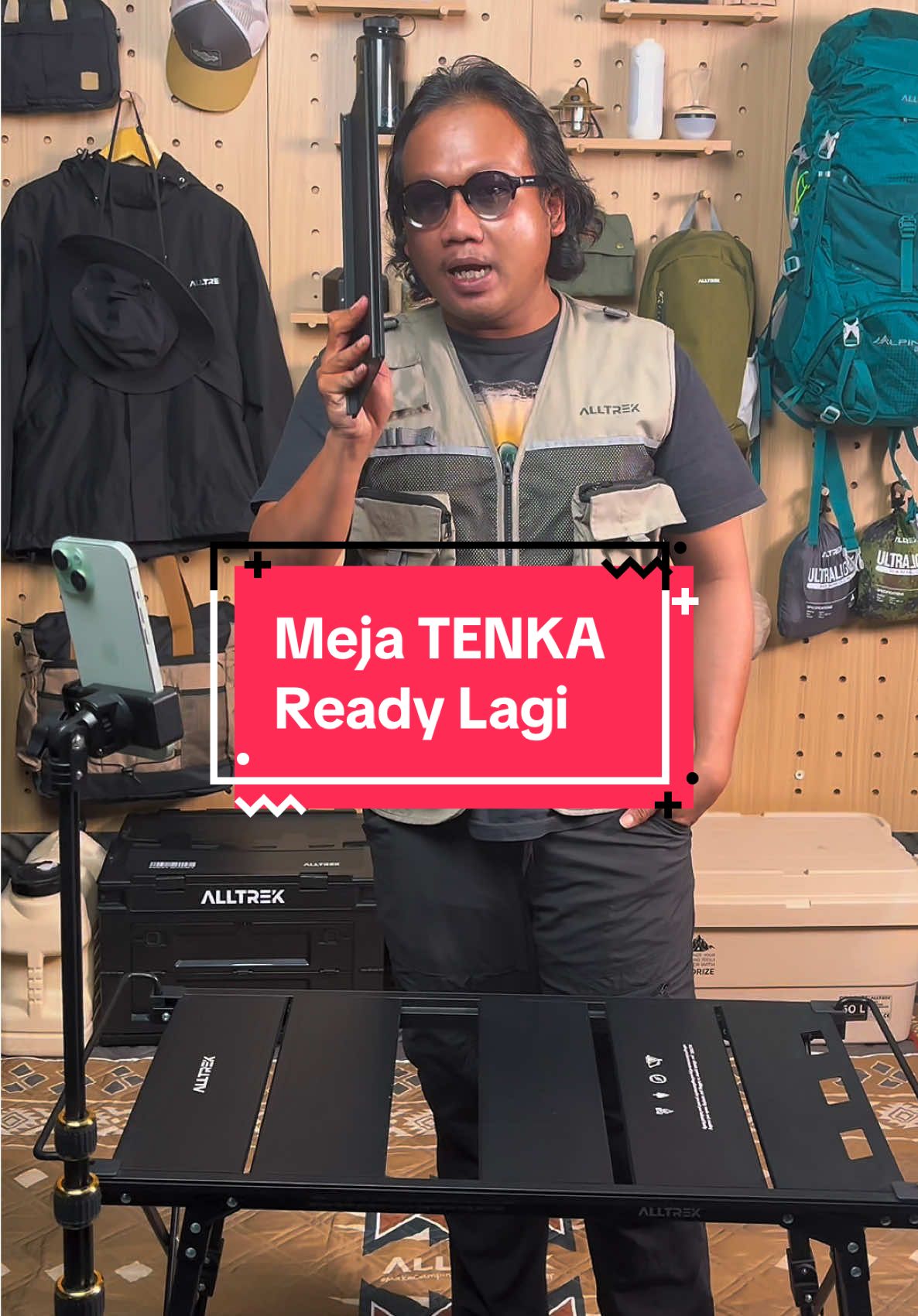 Meja IGT TENKA ready lagi 🔥🔥 #meja #mejacamping #alltrek 