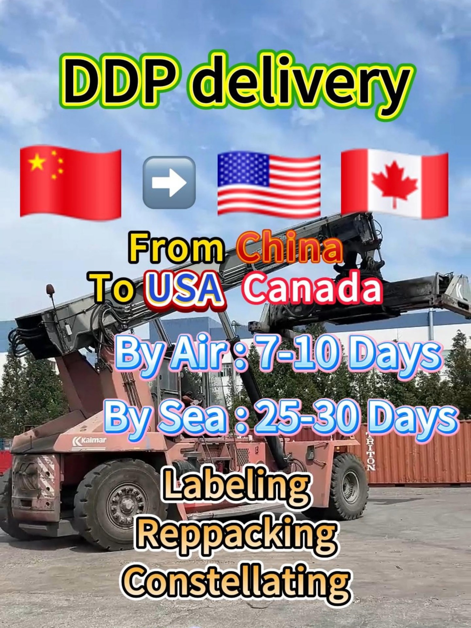 Hello boss, we are China's shipping agent. If you need to import cargos from China to USA, Canada, please contact me. We can help you ship from China to your doorstep, welcome to contact me at any time. #logistics #DoorToDoor #DDP #logisticsmanagement  #chinashippingagent #FreightForwarder #ChinaFreightForwarder #importfromchina #DoorToDoorShipping #cargo #shipping #freight #shippingfromchinatousa #chinatousa #usashipping #shippingusafromchina #importfromchinausa #chinatomexico #mexicoshipping #chinatocanada #chinatoghana #chinatozimbabwe #chinatoaustralia #australia🇦🇺 #australiashipping #expressfreight #buyfromchina