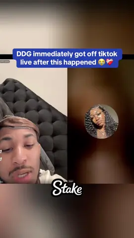 DDG immediately got off tiktok live after this happened 😭❤️‍🩹 #fyp #ddg #viral 