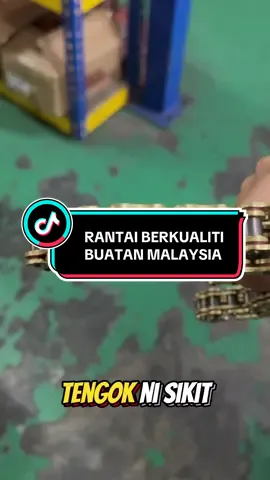 Rantai oring 428 yang tebal dan tahan lama untuk jalan jauh #stt #chain #gold #oring #heavyduty 