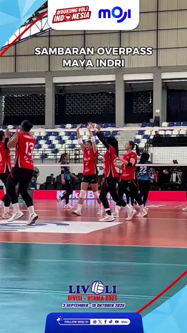 Reflek cepat Maya Indri👏🏻 #mojisports #mojisijagovoli #livoli2025 #livolidivisiutama #dukungvoliindonesia