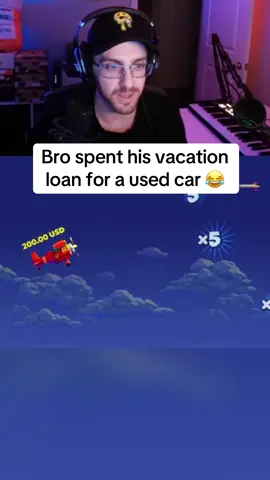 Bro spent his vacation loan for a used car 😭 #streamer #streaming #fyp 