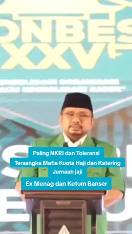 Ex menag Yaqut cholil tersangka kuota dan katering jemaah haji.  #banser #yaqutcholilqoumas #mafiahaji #indonesiagelap #fyp