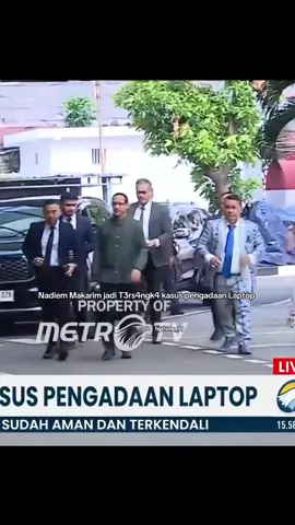 Mantan Menteri Pendidikan, Nadiem Makarim jadi tersangka kasus pengadaan laptop#fyp #nadiemmakarim #mendikbudristek #menteripendidikan #hotmanparis 