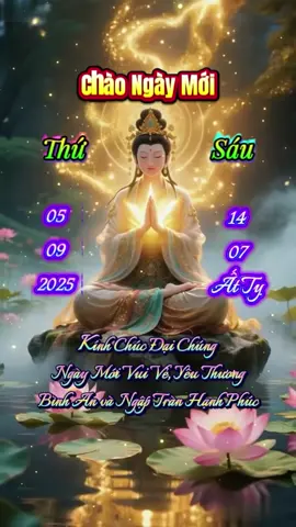 Thứ Sáu. Chúc đại chúng ngày mới bình an. #CapCut #nhuannhatcs #chaongaymoi 