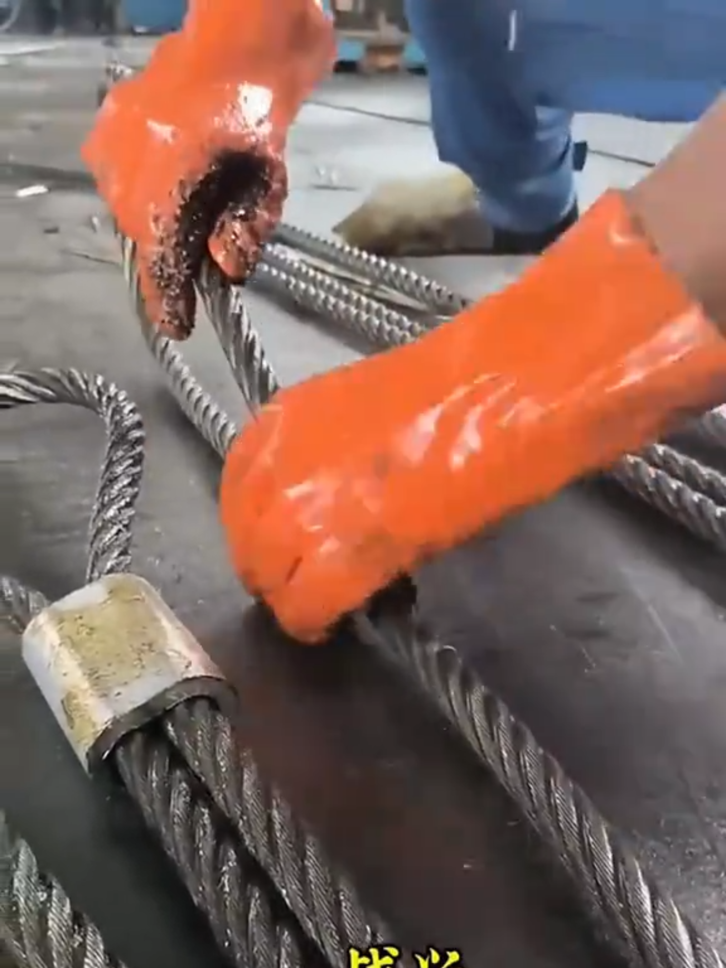 Large Wire Rope Rope Assembly Process