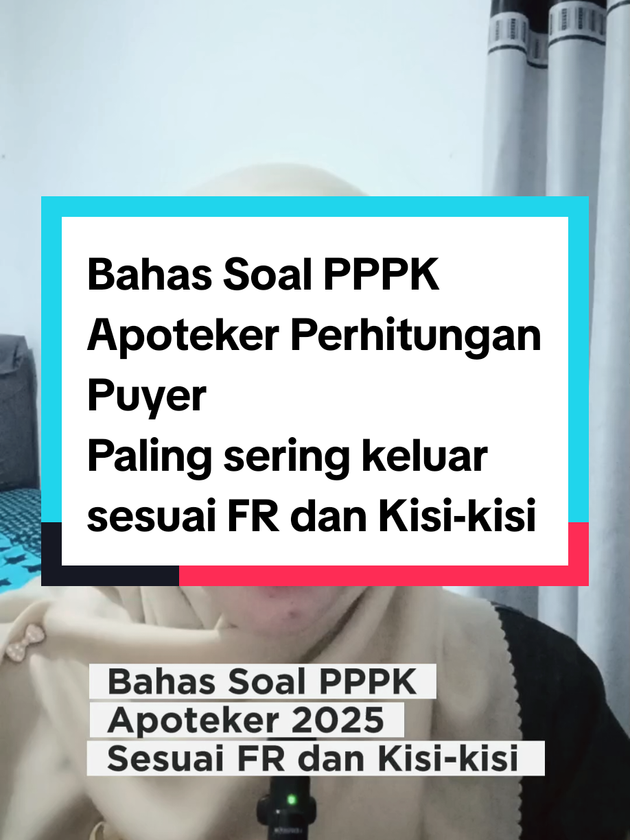Gimana yang udah ujian hari ini? semoga lulus yaaa ✨ #bahas #soal #pppk #apoteker #fyp 
