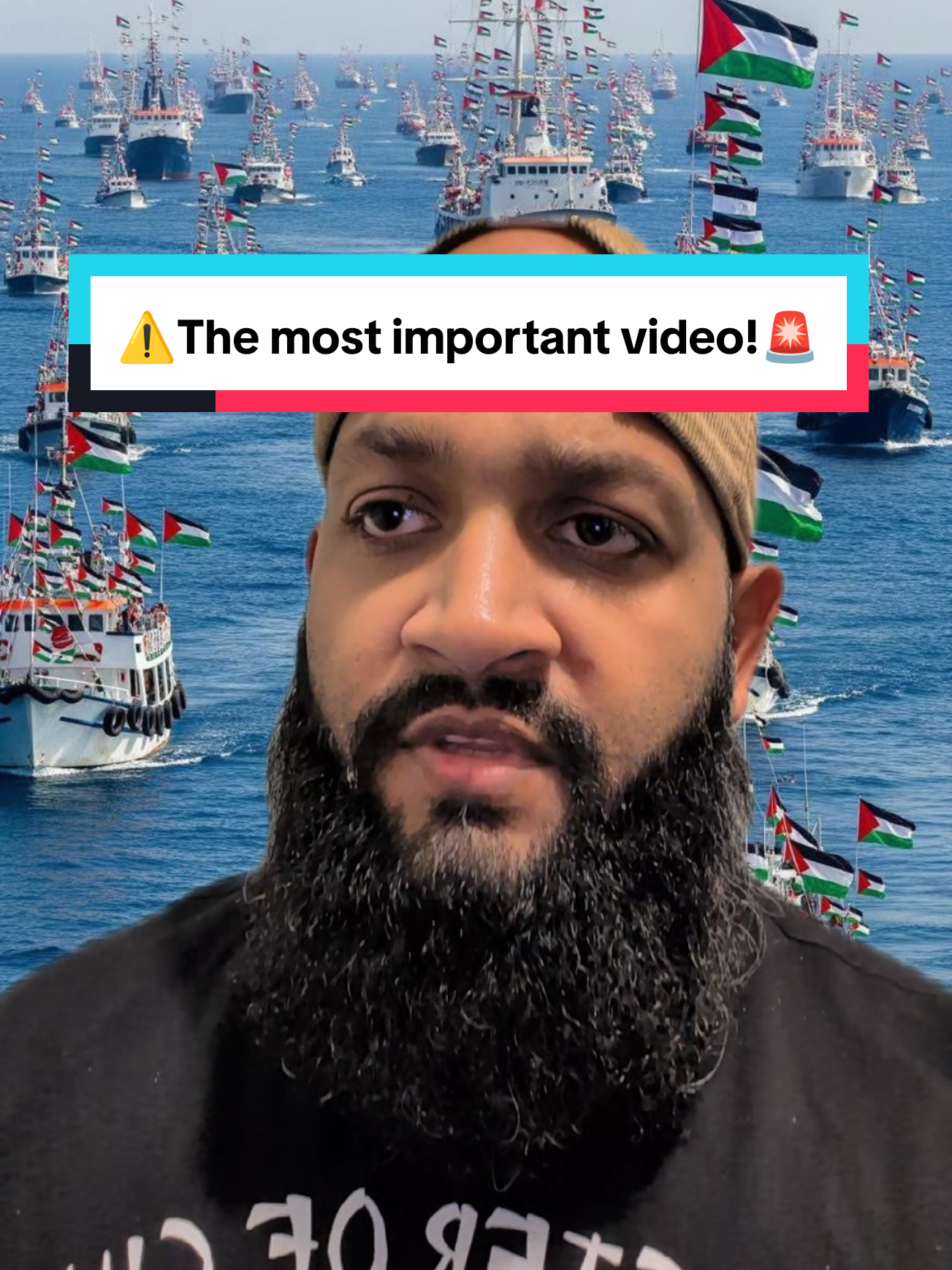 🚨 URGENT UPDATE 🚨 A freedom flotilla of 50 ships is on its way to Gaza right NOW. Activists from over 40 countries are attempting to break the blockade to deliver thousands of tons of life-saving aid: food, medicine, and supplies for babies. Their journey is dangerous and they need our support. Please keep them in your prayers for a safe passage. Comment 'Ameen' to show your support! 🙏 #freepalestine #freedomflotilla #Gaza #humanitarianaid #dua 