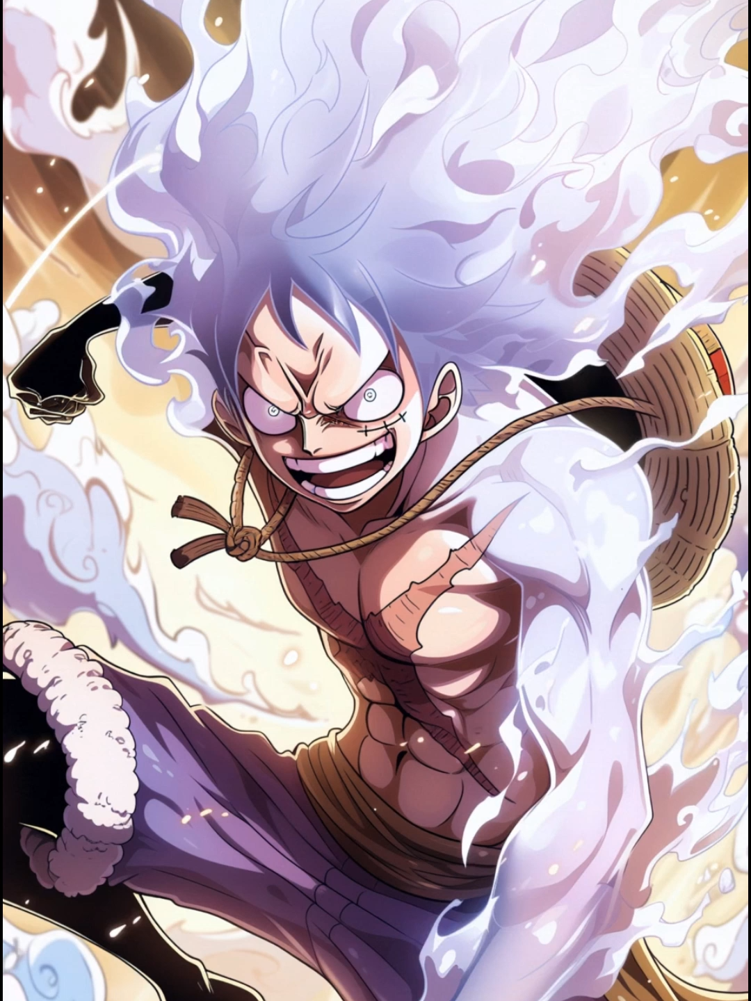 Live Wallpaper | Even Gods Can't Stop Him! Sun God Luffy's Explosive Entrance 😀Follow to get the HD Wallpaper for free. #wallpaper #wallpapers #phonewallpaper #livewallpaper #onepiece #Luffy