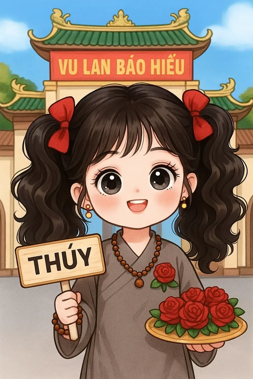 Tên của các bạn yêu cầu đây nha 🥰 #khoimykute #chibi #daophat #vulan #vulanbaohieu 