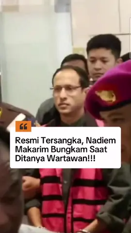 Breaking News! Kejagung menetapkan mantan Mendikbudristek 2019–2024, Nadiem Makarim, sebagai tersangka korupsi pengadaan Chromebook senilai Rp1,98 triliun. Ia ditahan 20 hari di Rutan Salemba. source: YT Okezone  #nadiemmakarim #tersangka #korupsi  #fyp #viral 
