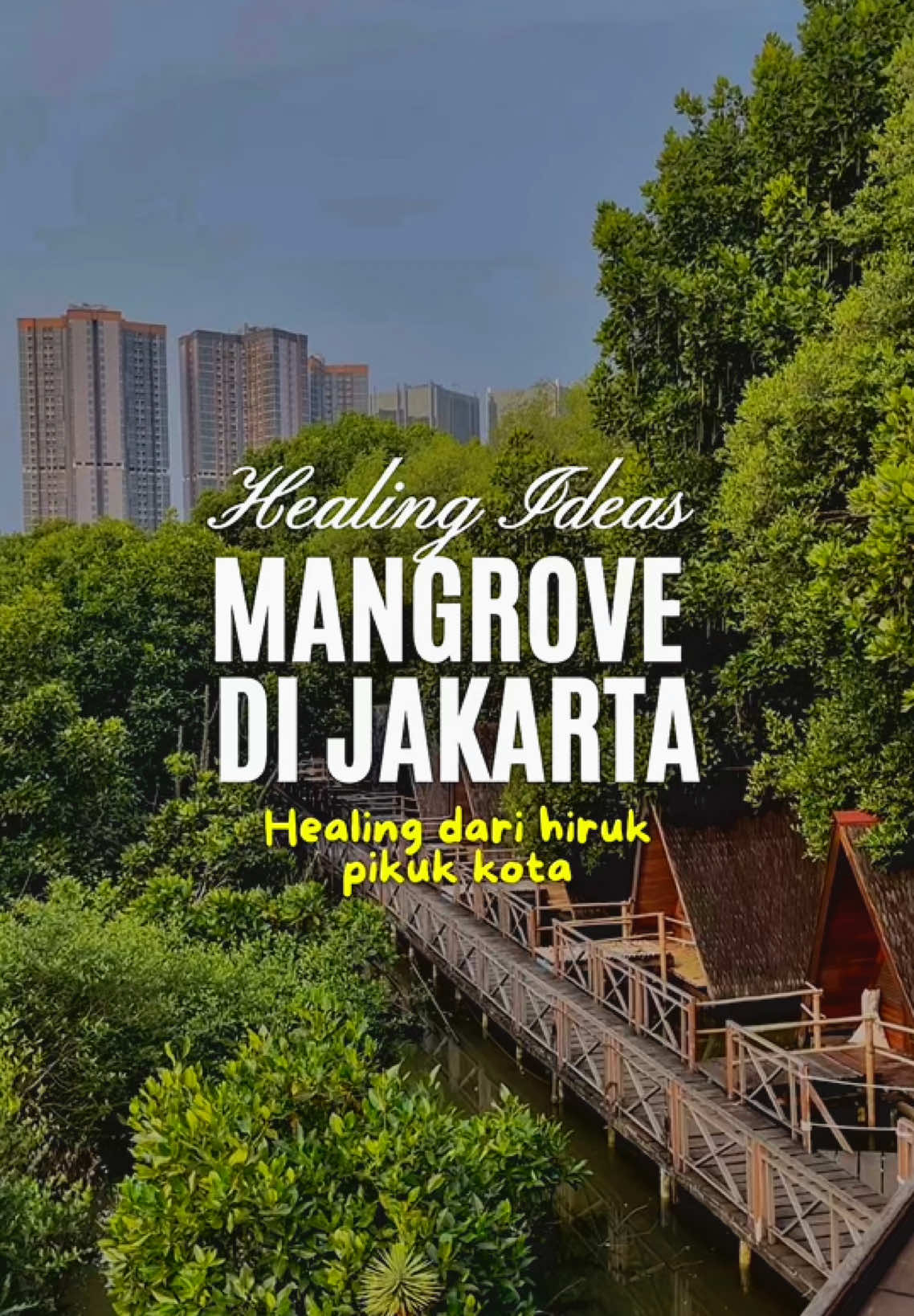 Healing Sejenak di Hutan Mangrove Jakarta 🌿 Butuh liburan singkat tanpa harus jauh dari kota? Hutan Mangrove di Jakarta bisa jadi pilihan terbaik untuk melepas penat. Dikelilingi udara segar, pepohonan hijau, dan suasana tenang, tempat ini cocok banget buat healing, jalan santai, atau sekadar menikmati keindahan alam. Ngga cuman itu aja, disinj ada coffe shop ditengah hutan mangrove dan laut, bener bener hidden gem🌊💚 — 📍Taman Wisata Alam Mangrove. Angke Kapuk, Jakarta Utara. #fyp #foryou #foryoupage #jakarta #mangrove #tangerang #placetogo #placetogojkt #PlacesToVisit #rekomendasi #explore #dateideas #healing #laut #hutan #jkt #pantaiindahkapuk #SEPIK #seputarPIK #fyppppppppppppppppppppppp 