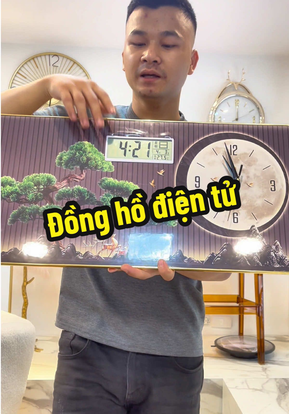 Đồng hồ LED điện tử xịn xò 