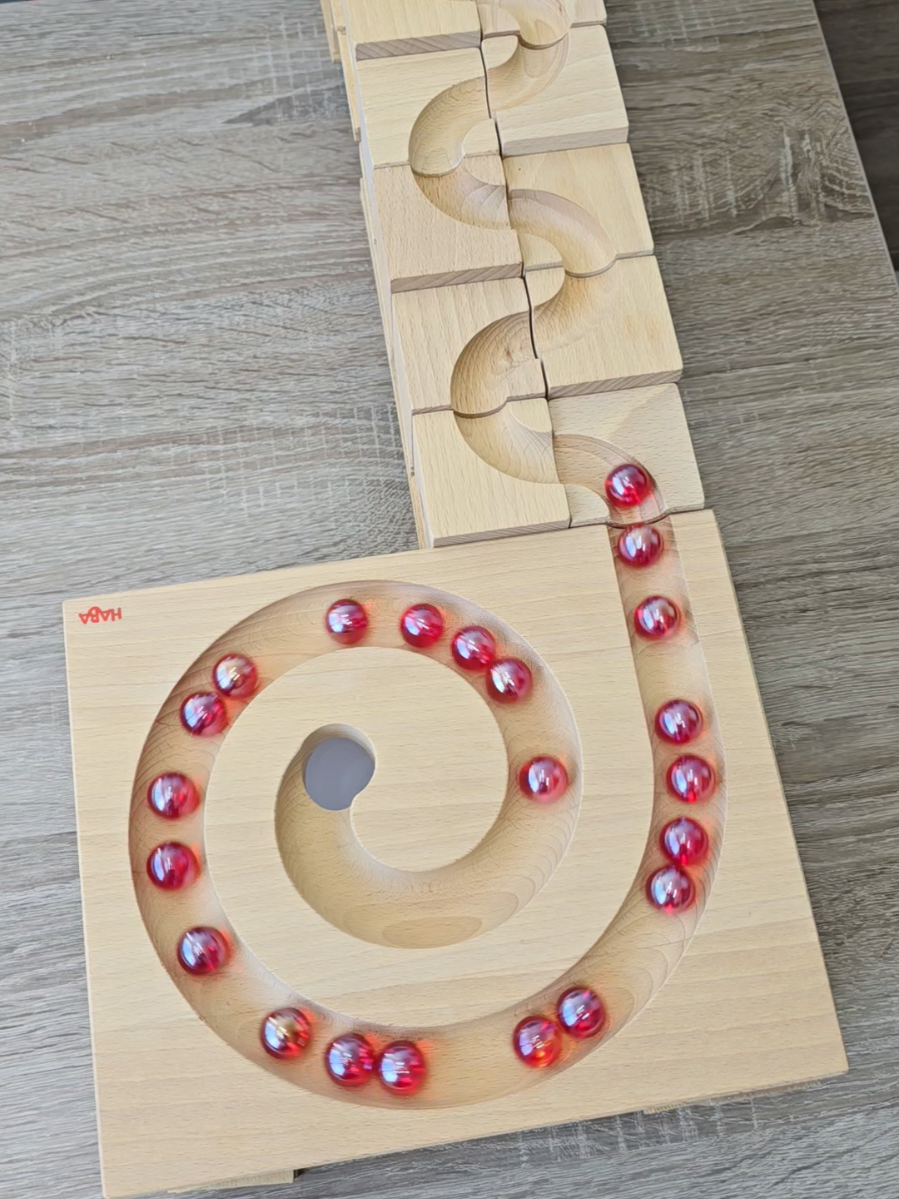 Labubu Wooden ✨️ Tracks ✨️ Marble Run ASMR #Satisfying #asmr #marblerun #marblerace #Labubu 