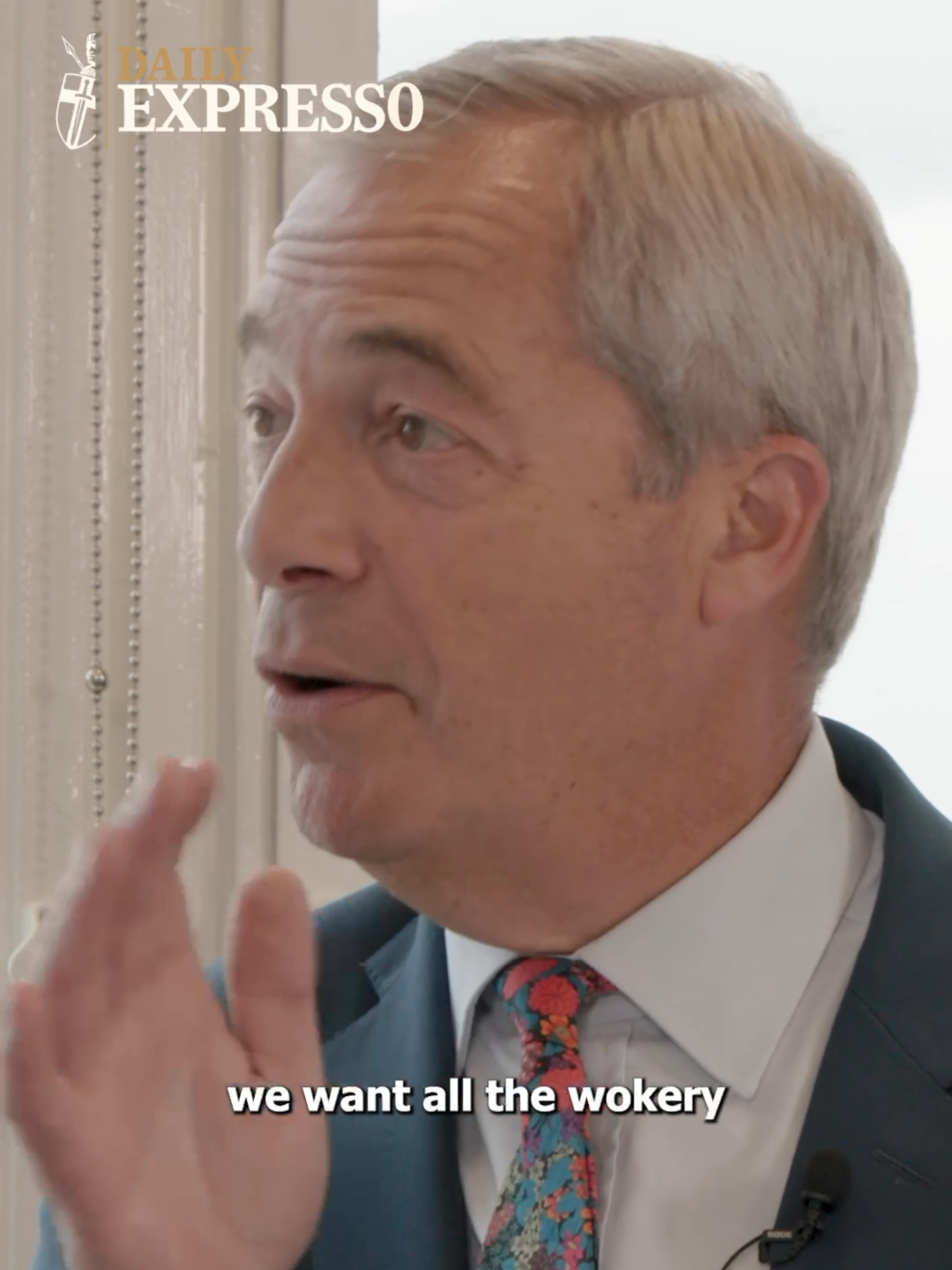 'The army is there to kill people' says Reform UK leader Nigel Farage, 'We want the wokery out' 🗣️ #dailyexpresso #dailyexpress #nigelfarage @nigel_farage @reformparty_uk