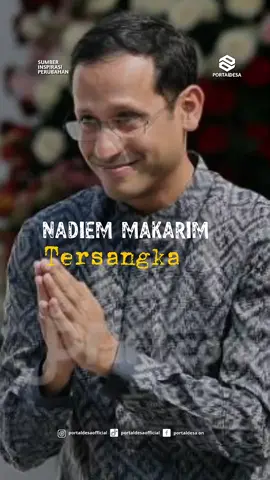 Eks Mendikbudristek Nadiem Anwar Makarim ditetapkan sebagai tersangka oleh Kejagung, Kamis (4/9), terkait kasus dugaan korupsi pengadaan laptop. 