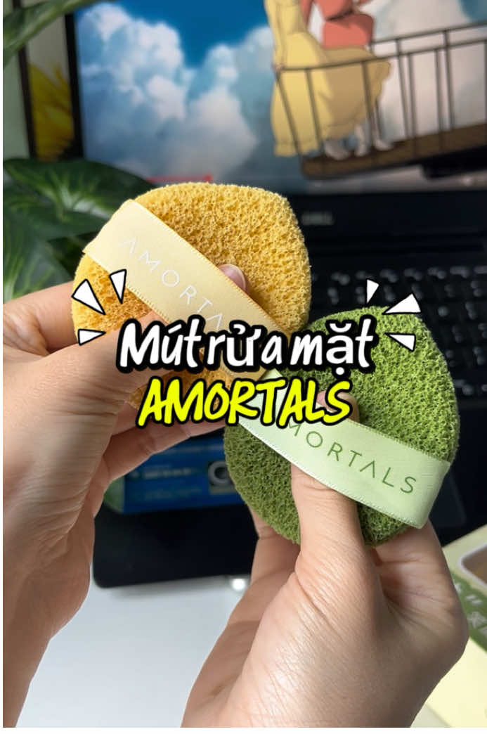 Fomo mút rửa mặt Amortals cùng Chi Pu #mutruamat #amortals #botruamat #ChiPu #lalareview 