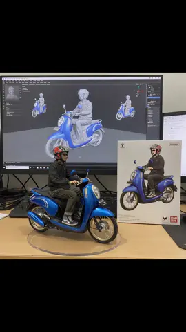 Kok bisa gerak 🫣 #scoopy #scoopymodifikasi #miniatur #actionfigure #ai 