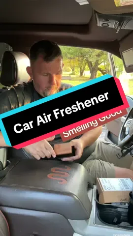 Car air freshener from drift in the Teak smell has the ol’ Ranch rig smelling good #carairfreshener #carfreshener #teakwood #driftairfreshener #airfreshener 