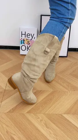 Women suede slipon knee boot#viralboots #trendyboots #womenboots #bootsforwomen #kneeboots #fallboots #fallshoes #walkingshoes #sliponshoes #tiktokmademebuyit #spotlightfinds #labordaysale 