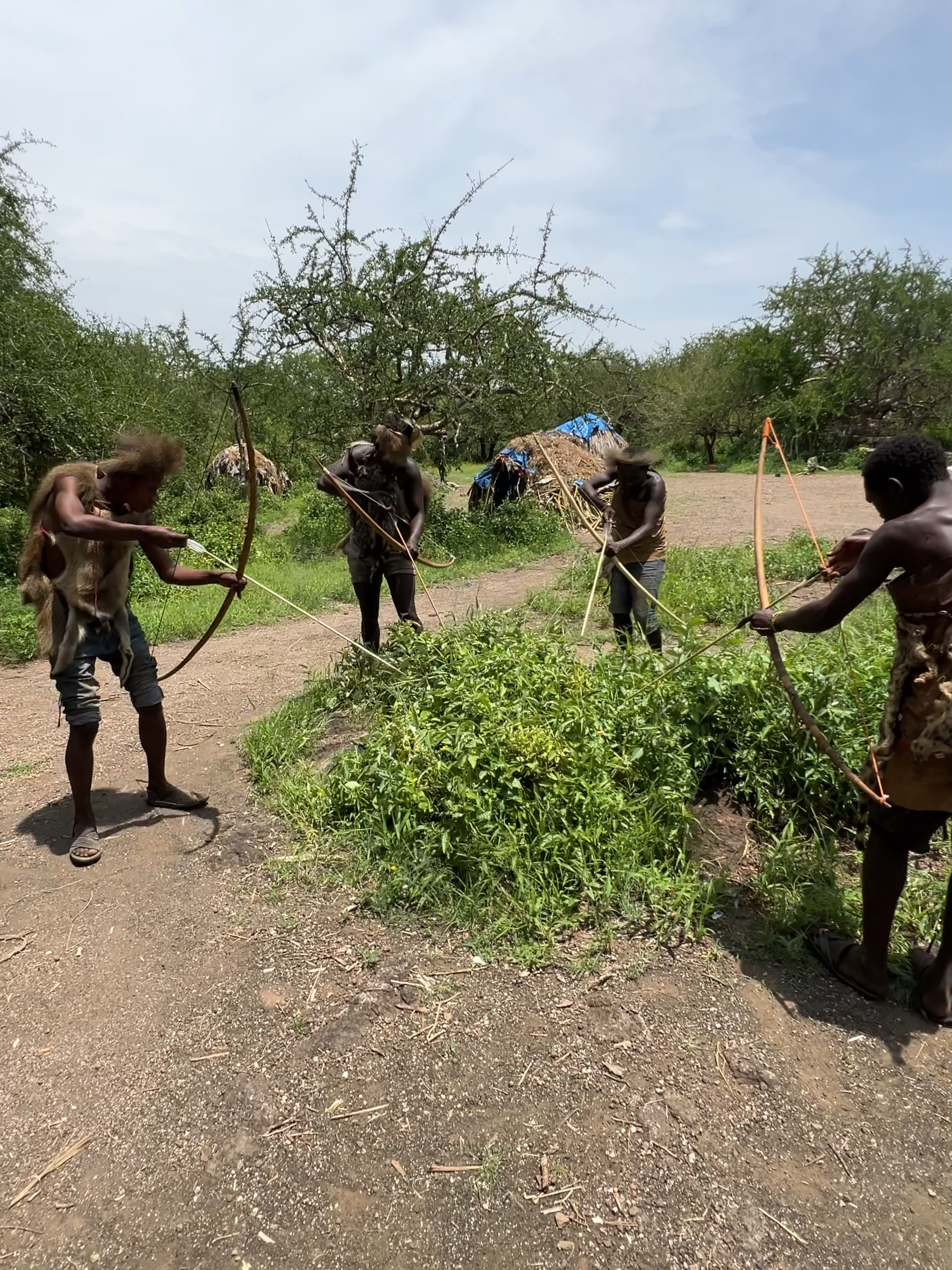 Hunting Practice in the Wild #hadzabe #tribe #africa