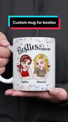 Celebrate your partner-in-crime with a mug as special as your bond 💕 #pawfecthouse #personalizedgifts #friends #bestie #sister