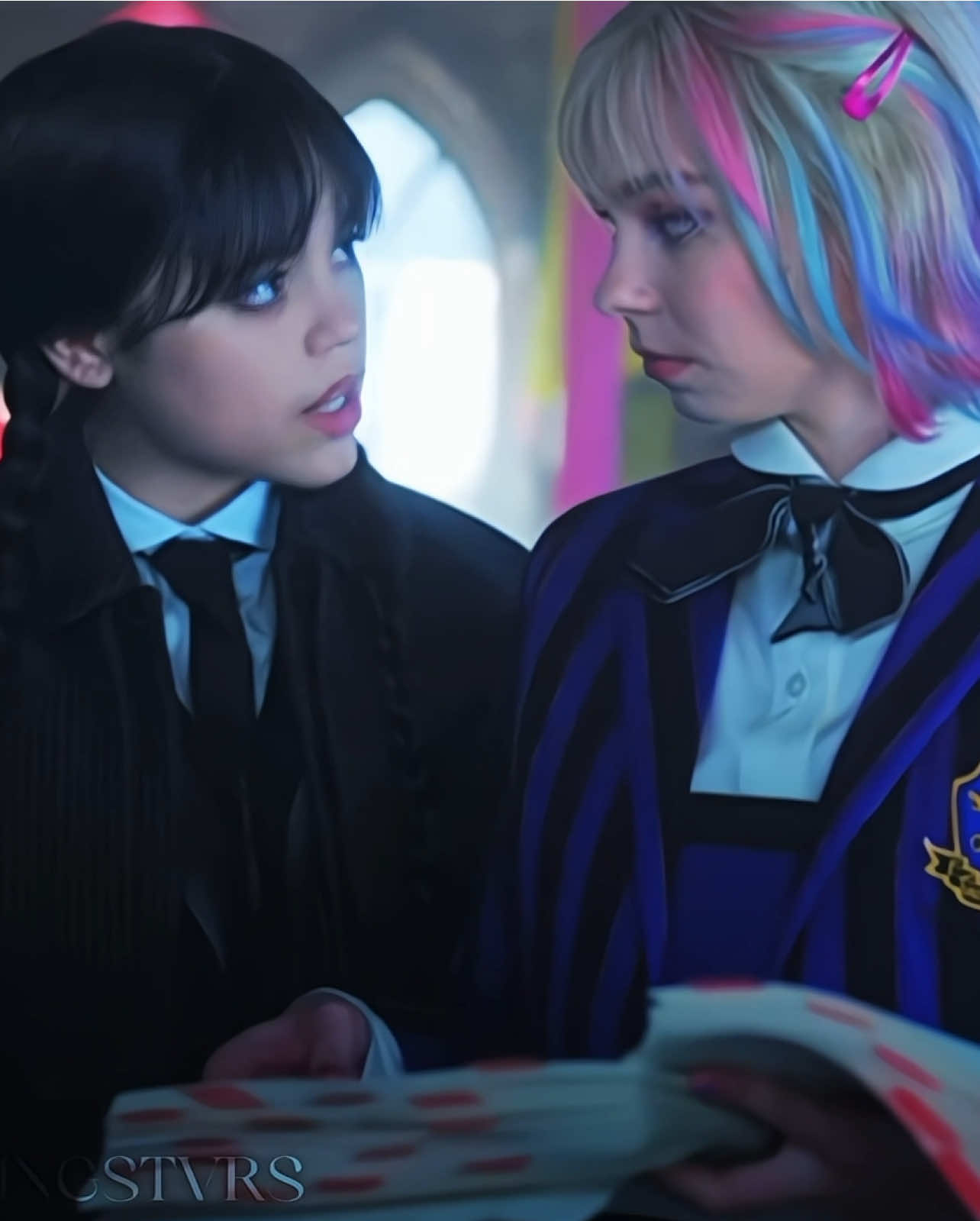 they truly cared for each other 💕🫂#wednesday #wednesdayaddams #enidsinclair #wednesdayenid #wednesdayseason2  wednesday part two wednesday enid edit 