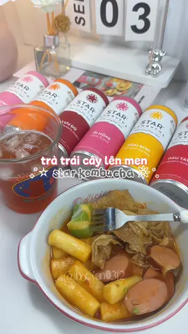 bạn đồng hành trong những bữa ăn của tui gọi tên trà kombucha 🤤 #trakombucha #kombucha #starkombucha #douong #nhaxinhcunghoevan 