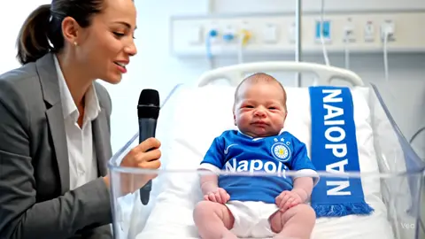 👶👶👶Prima intervista e già una risposta che fa sorridere tutti #napoli #perte #neiperteee #veo3 #ai 