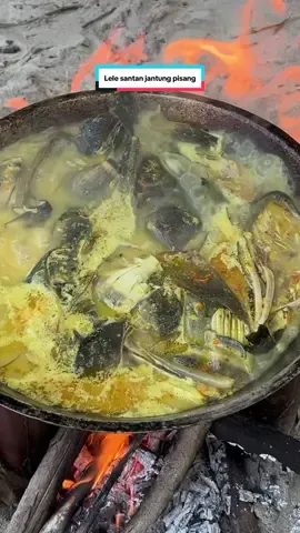 Lele santan jantung pisang #kookiko