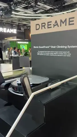 Robot Vacuums That Climb Stairs? Dreame’s New System at #IFA2025 Dreame’s Bionic Quad Track System lets robot vacuums travel up and down stairs faster than step-by-step designs. It won’t clean each stair, but it’s built for safe and efficient multi-level navigation. Slated for 2026 release. #Dreame #RobotVacuum #SmartHomeTech #VacuumWars #IFA2025 #TechPreview #SmartHome