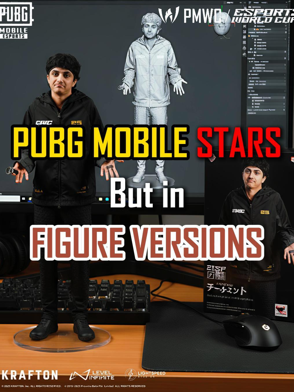 ⚡ From legends on the battleground to legends on the shelf — meet the figure versions of your PUBG MOBILE stars! 🎮 Download PUBG MOBILE: https://pubgmobile.live/2025PMWC #PUBGMOBILE #PUBGMESPORTS #PMWC #EWC #AE #YG #APG #4T #HORAA #REG