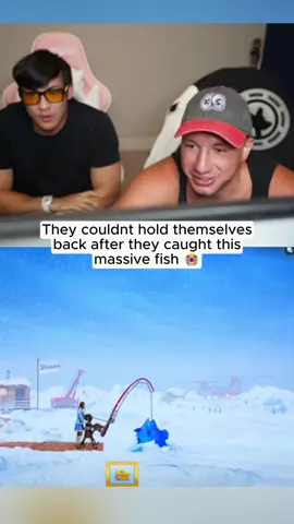 They couldn’t hold themselves back #icefishing #fyp 