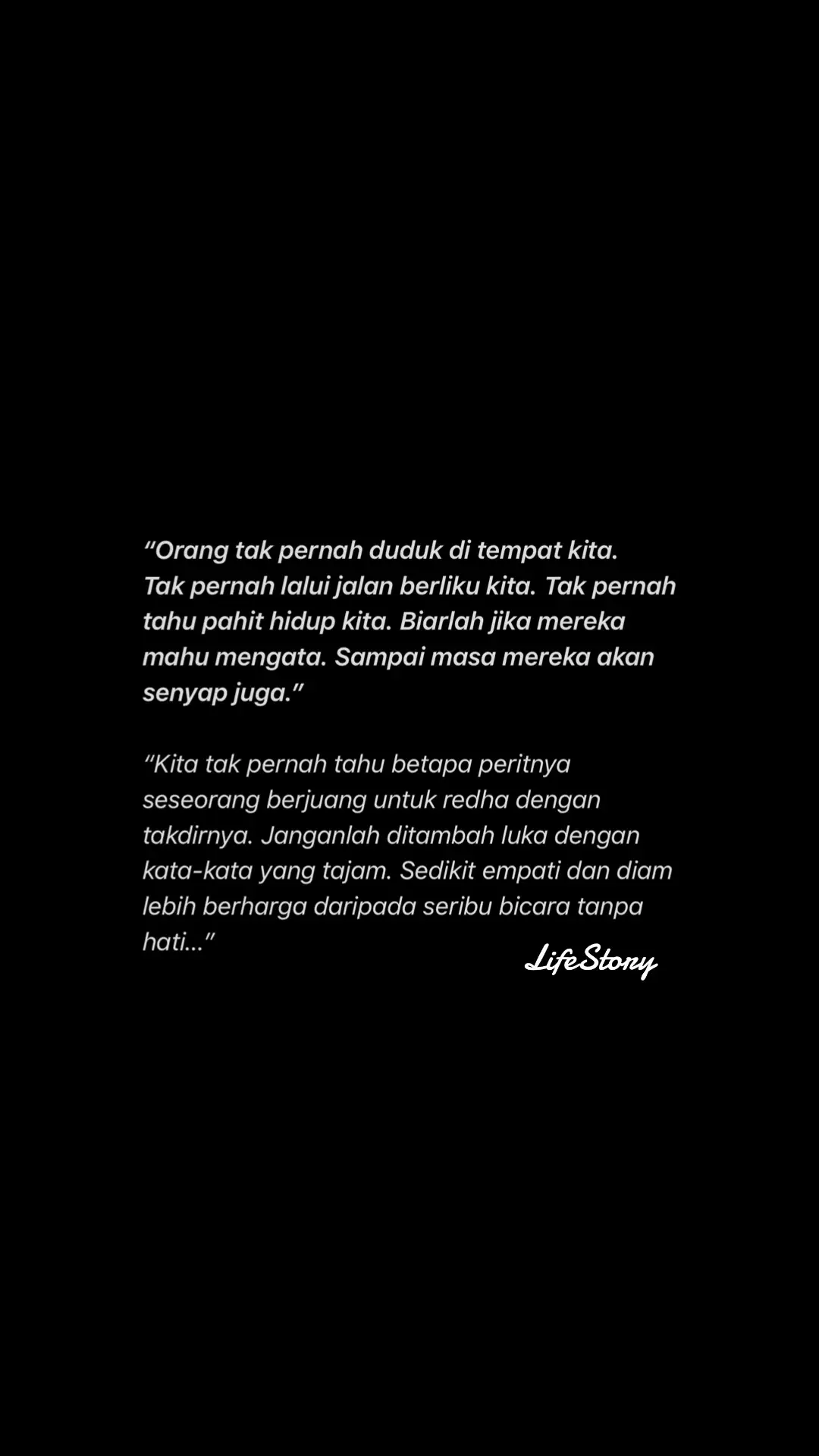 #lifestory 