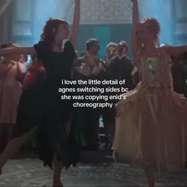 either it was a mistake or a deliberate character choice, but i love it!! it’s so fitting. i loved that agnes and enid became friends #wednesday #wednesdayseason2 #enidsinclair #agnesdemille #enidsinclairedit 