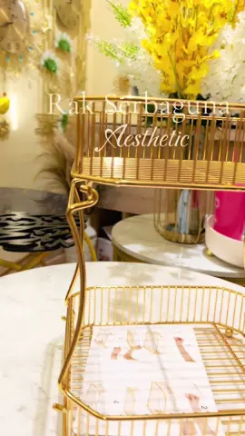 Rak Serbaguna Estetik yuk langsung cek keranjang kuningku, tempat aqua estetik mewah lagi turun harga #rakserbaguna #rakbuah2tingkat #homeliving #homedecor #rakbuah 