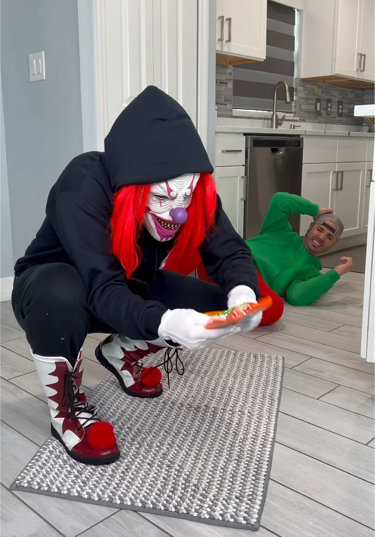 Monster ate the frog gummies 🍬🤣 #funnyvideo #monsterundermybed 