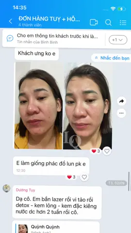 Cảm nhận của học trò #chamsocdamun#chamsocdanam#chamsocdaseo#lequynhspa#hocnghespa 