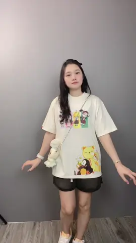 Áo thun Nezuko nam nữ mặc được fom rộng unisex #aothun #haithaostore #unisex #aothunnu #VideohangThoiTrang  