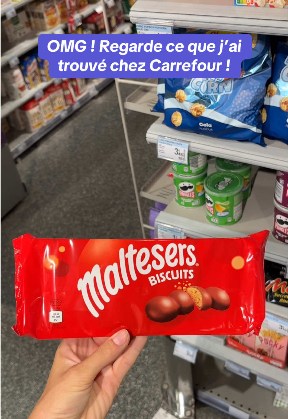 Découvre chez Carrefour les nouveaux biscuits au bon goût de Maltesers ! Ça te dit de tester ? #fyp #FoodLover #FoodTok #foodreview #foodies 