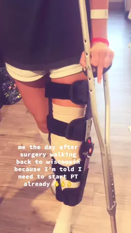#ACL #ouchie #walkingonadream 😵‍💫 #surgerytok #fyp 