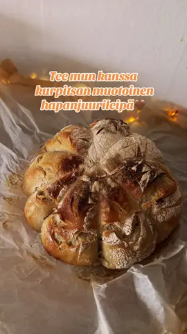 Tehdään Hapanjuurileipää kurpitsan muotoiseksi!🤭 #syksy #hapanjuurileipä #pumpkinseason #autumnaesthetic #sourdoughbread 