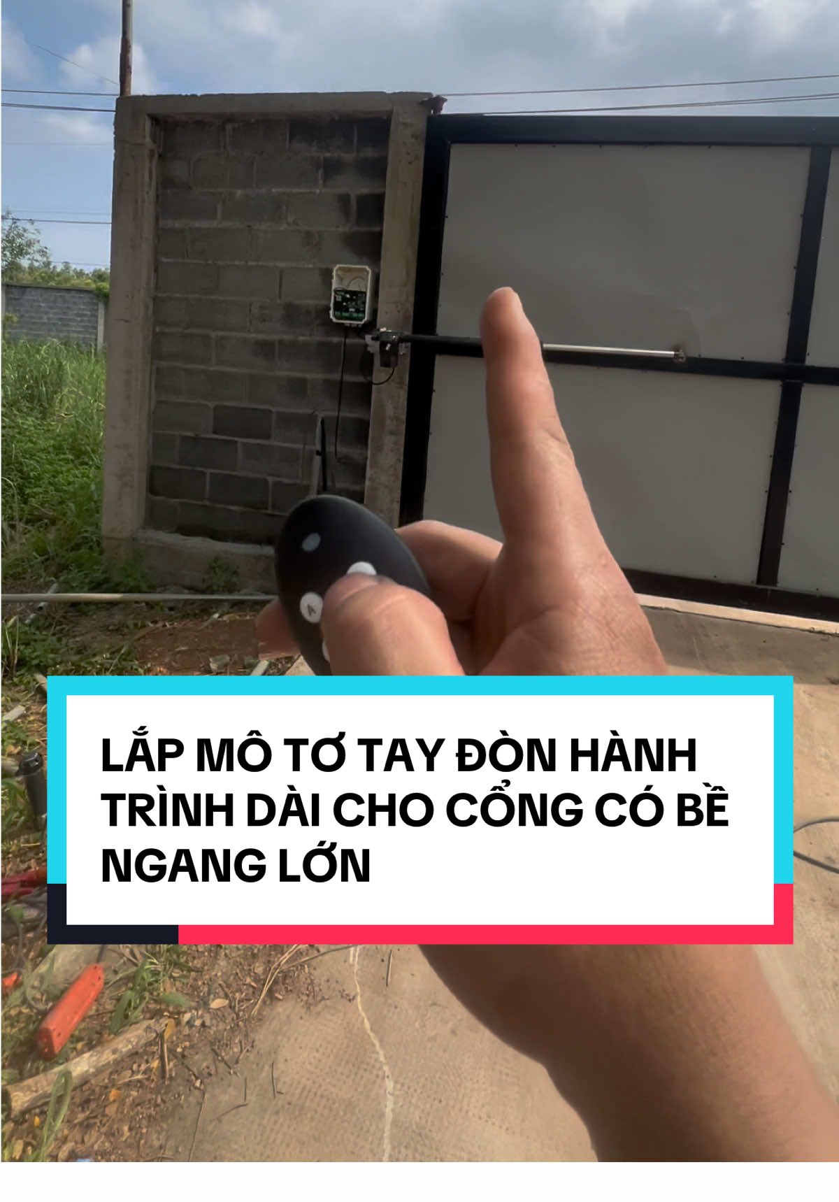 LẮP ĐẶT MÔ TƠ TAY ĐÒN HÀNH TRÌNH DÀI CHI TIẾT #LAPMOTOTAYDON #congtaydon #motorcongtaydon #congtudong #minhtiencongtudong 
