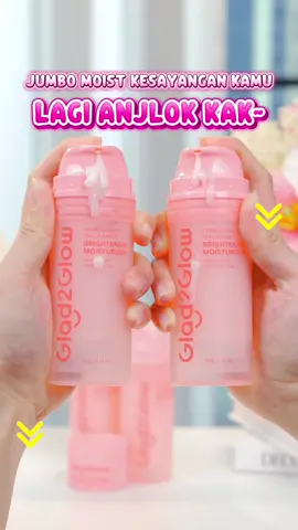 ❤️G2G 9.9 BIG SALE 😻 Yang murce murce aja dehh~ Pomegranate Moisturizer Big Size sekarang hadir untuk kamu yang lagi hemat duit 🤫💸 Makanya cuss checkout di TikTok live sekarang 💖 #G2G #PromoGuncang99 #GajianSale #Glad2Glowpromo #MoistPinkViral        