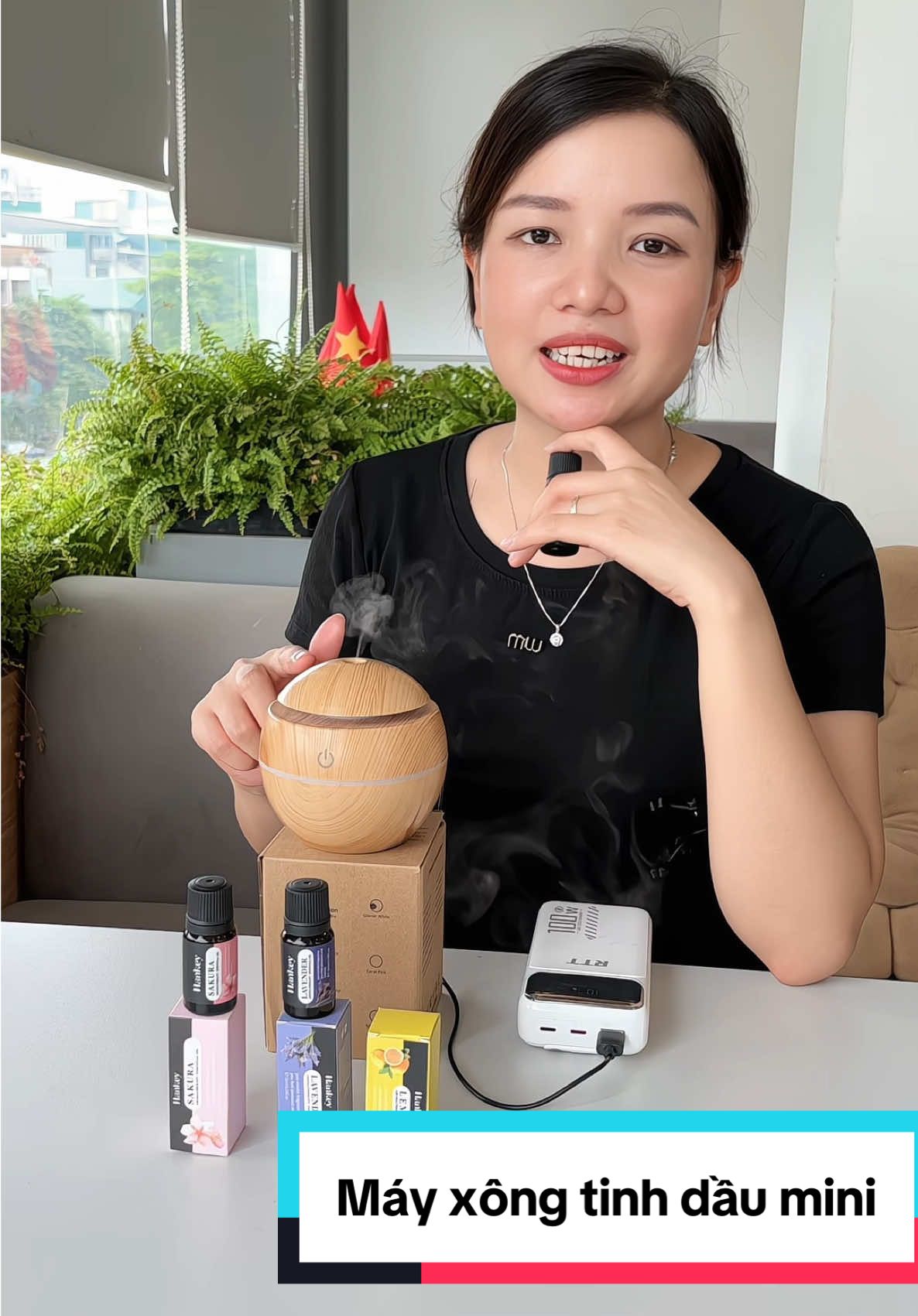 Máy xông tinh dầu mini  #hoaihayho #xongtinhdau #tinhdauthom #mayxongtinhdau #mayxongtinhdaumini 
