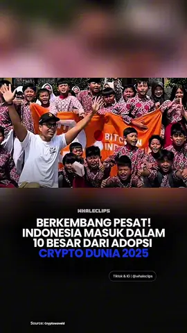 🚨NEWS! Indonesia menempati posisi ke-7 dalam 20 negara teratas adopsi kripto global berdasarkan 2025 Global Crypto Adoption Index dari Chainalysis. Peringkat ini menunjukkan perkembangan pesat Indonesia dalam penggunaan aset digital, terutama di kawasan Asia-Pasifik (APAC) yang kembali menjadi pusat aktivitas kripto global.#gabrielrey #cryptowave #fyp #4u #fypシ゚ 